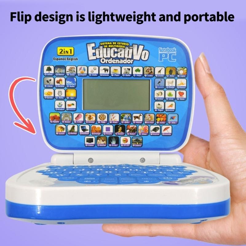 Kids Education Laptop - CORB Eğlenceli Kompakt Öğrenme İspanyolca Makinesi