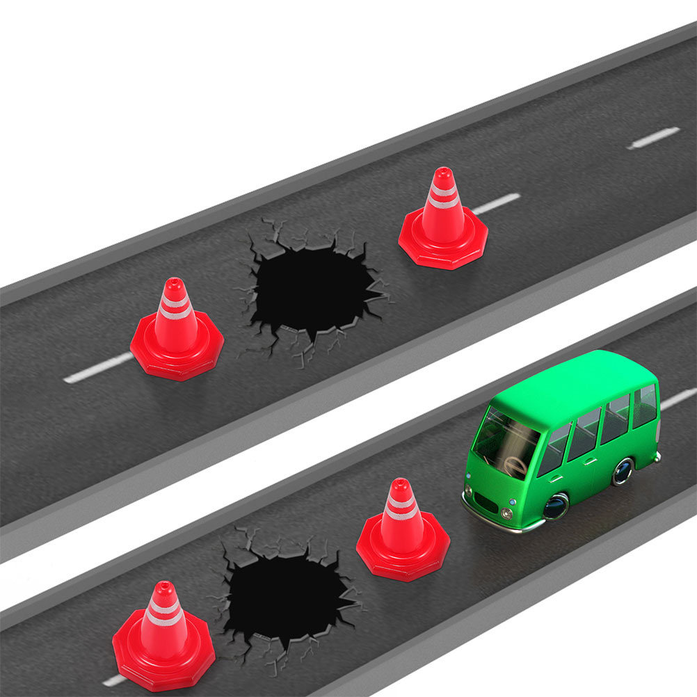 Kids Education And You - 24 Adet Mini Trafik Konileri Kırmızı