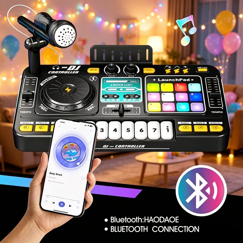 Kids Education Bd - Simülasyon DJ Mikser Denetleyici Oyuncaklar Çocuklar
