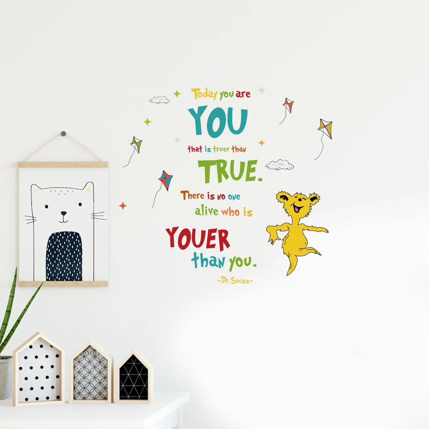 Dr. Seuss öğrenme eğitim söyle - Inspirational Kids Education Quotes incelemesi ve fiyatı