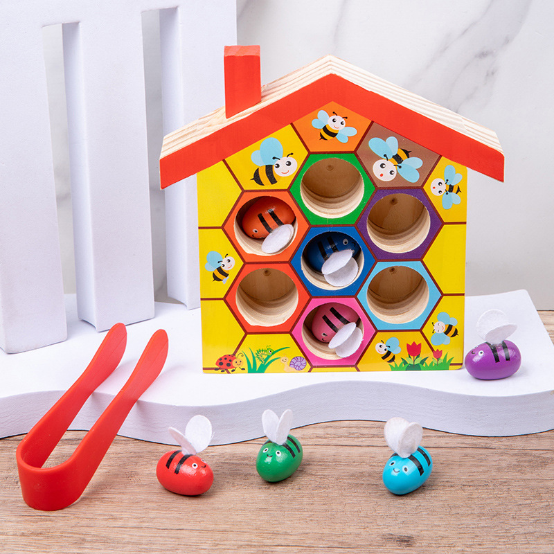 Ahşap Arı Evi, Kelepçe Arı Kov - Montessori Shelf Toy incelemesi ve fiyatı