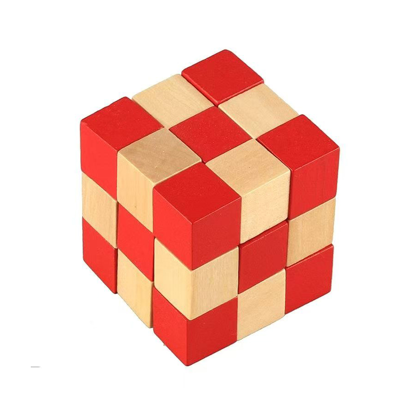Ahşap Yılan Küp Bulmaca IQ Man - Brain Teaser Cube incelemesi ve fiyatı