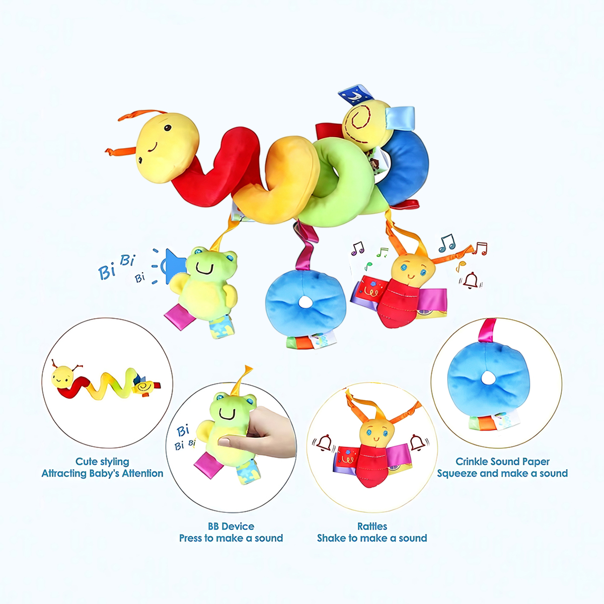Caterpillar Bebek Arabası Spir - Kids Education App incelemesi ve fiyatı