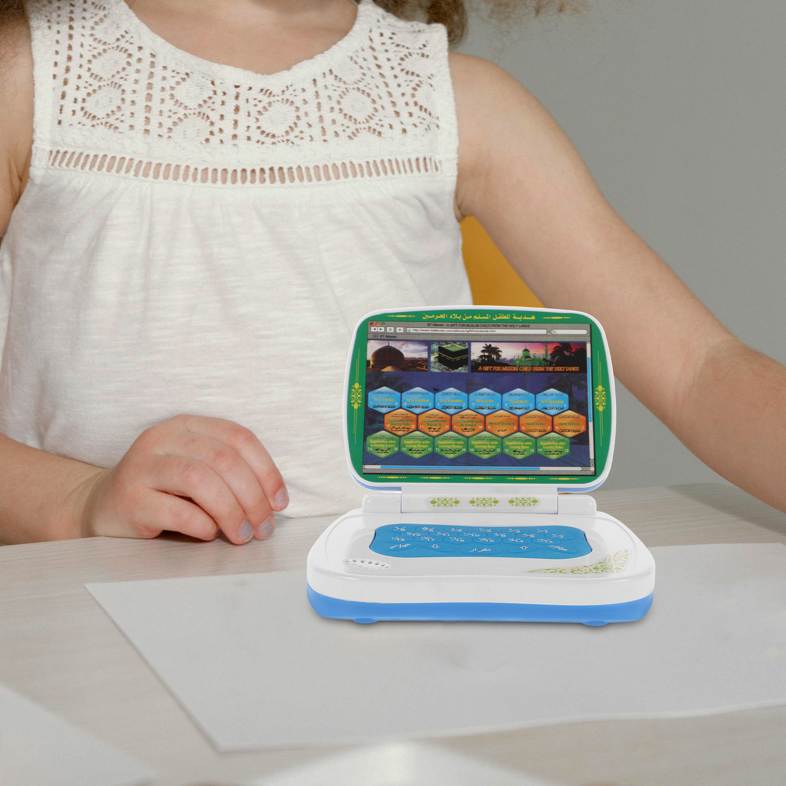 Katlanabilir Dokunmatik Öğrenm - Kids Education Laptop incelemesi ve fiyatı