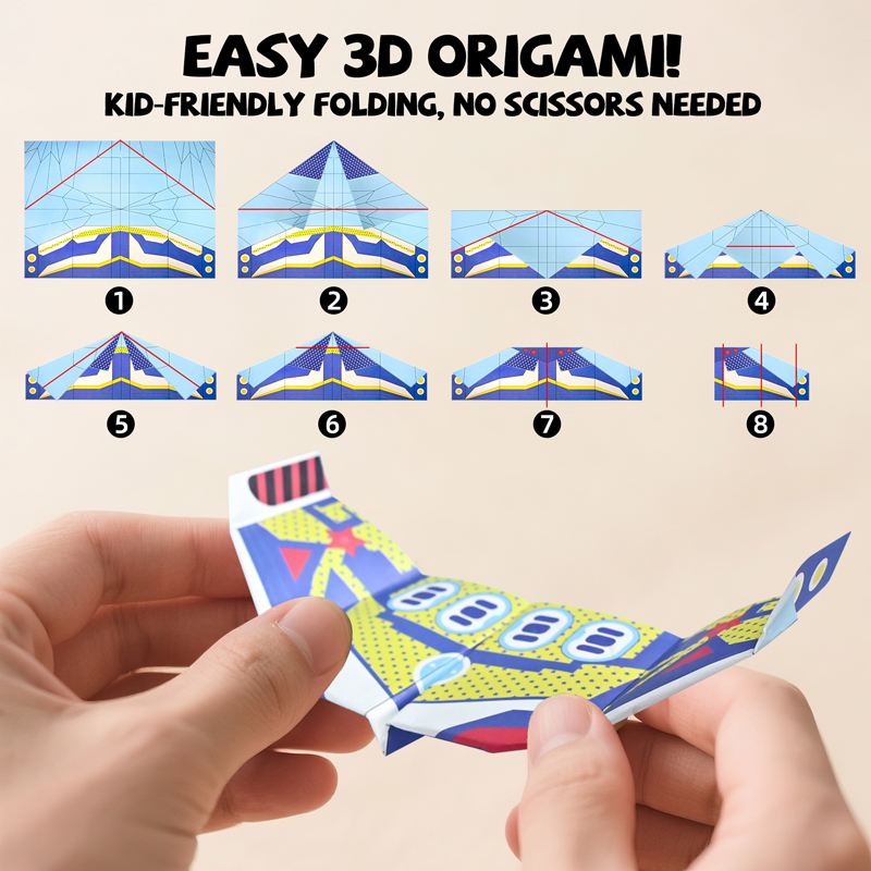 36 yaprak kağıt uçak origami s - Kids Educational Gadget incelemesi ve fiyatı