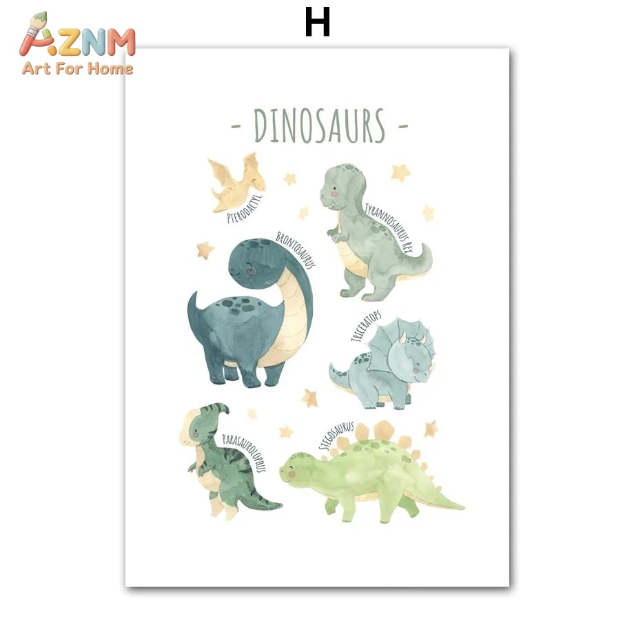 AZNM Suluboya Dinozor Alfabe S - Inspirational Kids Education Quotes incelemesi ve fiyatı