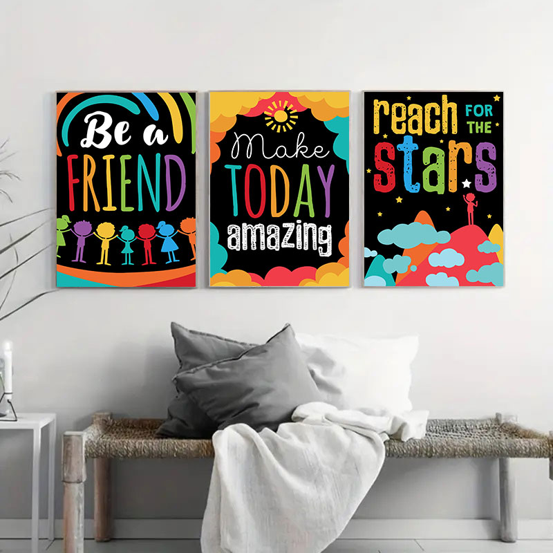 Renkli Sevimli Rüya Büyük Tırn - Inspirational Kids Education Quotes incelemesi ve fiyatı