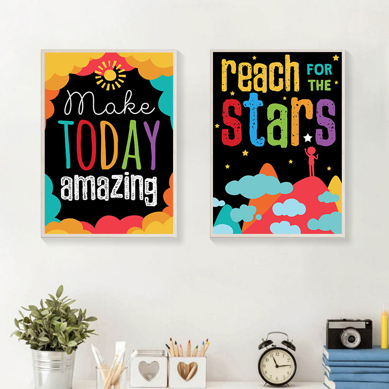 Renkli Sevimli Rüya Büyük Tırn - Inspirational Kids Education Quotes incelemesi ve fiyatı